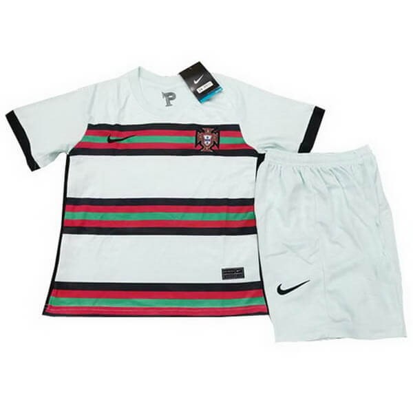 Maillot Football Portugal Exterieur Enfant 2020 Blanc